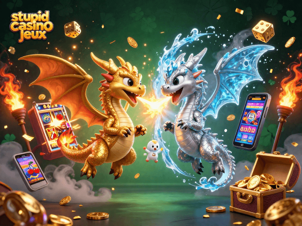Jouez avec les jeux Stupid Casino : dragons, machines à sous, et jackpots éclatants.