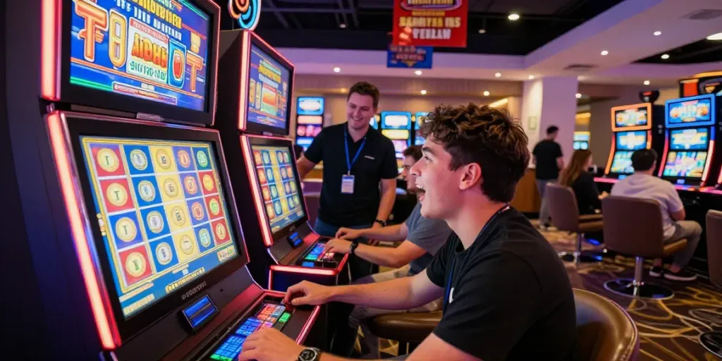 Pengalaman seru bermain slot gacor di kasino modern yang ramai.
